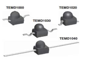 Vishay TEMD1000 series photodiodes